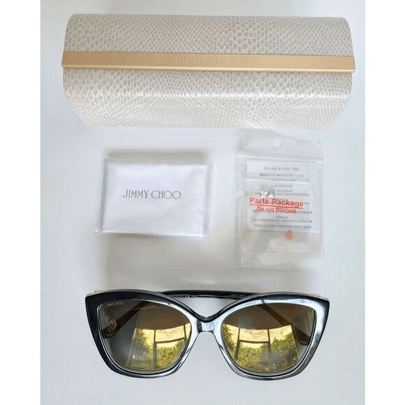 JIMMY CHOO Women's NAT/S 57mm Sunglasses NEW WITH CASE MSRP $395 - Picture 7 of 16